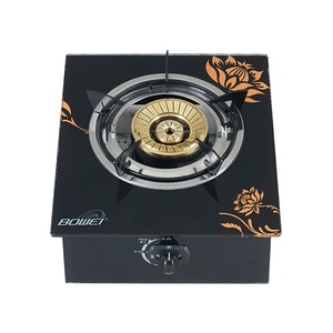 Estufa de Gas Portátil de Alta Presión con Llama de Remolino, un Solo Quemador, Vidrio Templado - Product Image 1