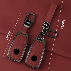 Funda para <span class=keywords><strong>llave</strong></span> de coche de cuero metálico recién llegado de alta calidad - Product Image 2
