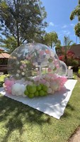 Populaire Gonflable Transparent Gonflable Bulles Maison Enfants Gonflable Bulle Tente Ballon Dôme Bulle Rebond Maison Camping Tente