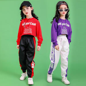 Costume da bambina Hip-Hop Jazz Dance per bambini Drum Set per ragazze <span class=keywords><strong>a</strong></span> <span class=keywords><strong>vita</strong></span> <span class=keywords><strong>alta</strong></span> - Product Image 3
