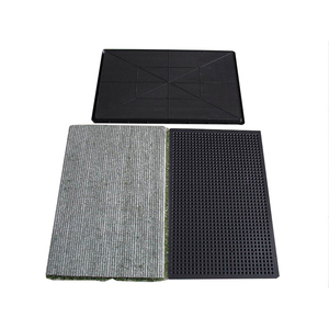 Bandeja de entrenamiento para orinal de perro lavable con alfombrilla de césped artificial de plástico para interiores y exteriores, almohadillas para orinar para cachorros, fábrica al por mayor - Product Image 2