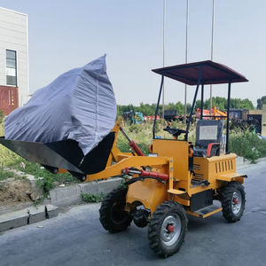 รถตักล้อไฟฟ้าขนาดเล็ก500กก. พร้อมส้อมและเครื่องจับ - Product Image 1