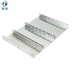 Gouttière de câbles perforée en <span class=keywords><strong>acier</strong></span> galvanisé à chaud personnalisable pour la pose de câbles industriels - Product Image 4