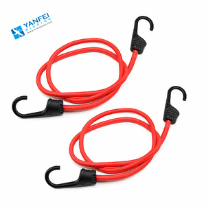 Dây <span class=keywords><strong>Bungee</strong></span> Đàn Hồi Tập Thể Dục Dây Chống Sốc Xoay Với Đầu Móc Bộ Dây Buộc Búi Vải Bạt, Dây Vali Hành Lý Giá Nóc Xe Hơi - Product Image 2