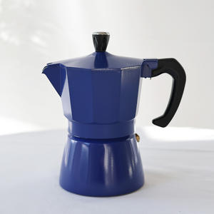 <span class=keywords><strong>Percolateur</strong></span> à café en métal 3 tasses Moka Pot d'Italie avec couvercle Best Stove Espresso & Moka Maker - Product Image 1