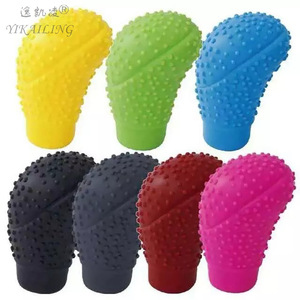 Yikailing Silicone Gear <b>Shift</b> <b>Knob</b> Universal Oval Ergonomic Car Interior Decorative Cover - Product Image 1