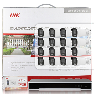 Système de surveillance par caméra réseau Bullet 4K DS-<span class=keywords><strong>7616NI</strong></span>-<span class=keywords><strong>K2</strong></span>/<span class=keywords><strong>16P</strong></span> 16 canaux 1U 16 PoE NVR ColorVu avec microphone intégré - Product Image 5