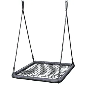 Balançoire en filet carrée pour bébé, professionnelle, à suspendre en extérieur, polyvalente, chambre à coucher, parc, salle de sport, cour, hôtel, école, hôpital - Product Image 1