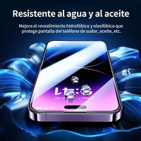 Coque en verre trempé NASAN + verre OCA pour 8-17pro Max, panneau en verre OCA