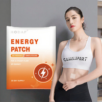 Patch énergétique transdermique 2026, formule avancée, vitamine B, caféine, autocollants, marque privée, vente en gros, approvisionnement de 30 jours