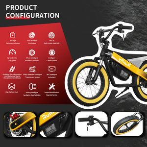 Moto eléctrica recargable para niños de 3 a 10 años Minibike/Pocketbike para conducir - Product Image 2