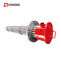 Calentador de Inmersión de Acero Inoxidable con Conexión Roscada de 240V 3KW 6KW, 1-1/4" 1-1/2" para Calderas Industriales de Calentamiento de Agua