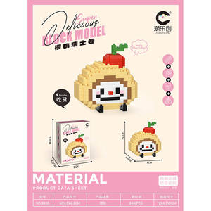 Blocs de construction en forme de gâteau, briques miniatures, ensembles de jouets pour enfants, filles de 6 à 10 ans, <span class=keywords><strong>jeu</strong></span> de puzzle, cadeau pour enfant - Product Image 3