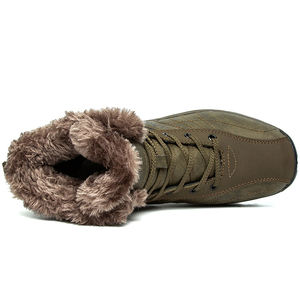Moda de invierno, <span class=keywords><strong>botas</strong></span> de <span class=keywords><strong>montaña</strong></span> de algodón para viajes, senderismo, escalada al aire libre, todoterreno, antideslizante, <span class=keywords><strong>botas</strong></span> de nieve impermeables para hombres - Product Image 5