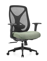 Fauteuil de Direction Moderne avec Appuie-tête Réglable et Accoudoirs Fixes - Construction en Acier Inoxydable pour Bureau à Domicile et Hôtel