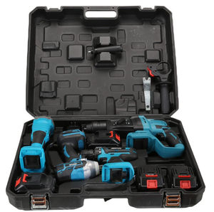 Juego de Herramientas Portátiles Inalámbricas de 21V para el Hogar, Incluye Martillo, Taladro de Impacto, Llave Inglesa, Estuche Rígido, Garantía OEM de 3 Años, AT-TZ0501 - Product Image 2