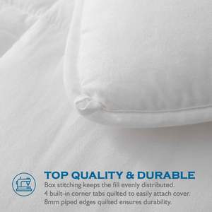 Queen Size leggera e ipoallergenica traspirante Cover in cotone semplice stile per tutte le stagioni per uso alberghiero inserto piumino - Product Image 4