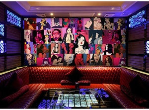 KTV Theme Hotel Sex Room <strong>Wallpaper</strong> Couple Room Hotel Decoration 3d Wall Art <strong>Sexy</strong> <strong>Bikini</strong> <strong>Wallpaper</strong> - Product Image 2