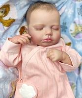 Lifereborn 20 pouces mignon Silicone Reborn poupée nouveau-né bébé sommeil poupée réaliste peluche pour les filles
