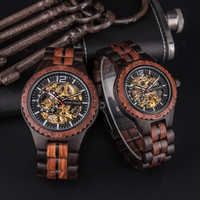 Montre mécanique de luxe DODO DEER 2023, montres de couple en bois, logo personnalisé, aiguilles automatiques, cristal saphir 24 mm, édition limitée