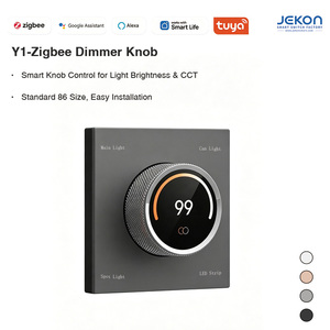 <span class=keywords><strong>Variateur</strong></span> de lumière Tuya Zigbee compatible avec l'assistant vocal, contrôle de la scène personnalisée <span class=keywords><strong>pour</strong></span> <span class=keywords><strong>lampe</strong></span> <span class=keywords><strong>LED</strong></span> de plafond de salon ou chambre - Product Image 2