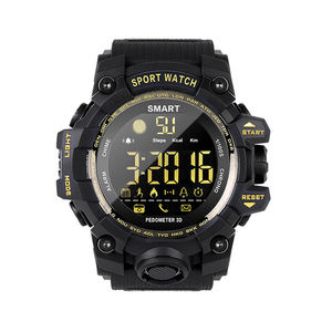 นาฬิกาอัจฉริยะ EX16S สำหรับผู้ชายผู้หญิง,เครื่องวัดจังหวะก้าวการแจ้งเตือนด้วยข้อความกันน้ำ IP67สำหรับ <span class=keywords><strong>IOS</strong></span> และ <span class=keywords><strong>Android</strong></span> - Product Image 4