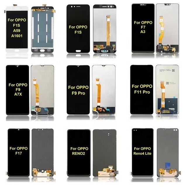 100% Original Mobile Phone Lcd for oppo F5 F9 Pro F15 A15 A16 74 Realme 5 Pro Display