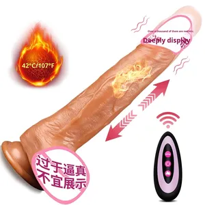 Hot-Selling SHE Voll automatischer Schub weiblicher Silikon <span class=keywords><strong>dildo</strong></span> Römischer Kaiser Realistisches wasserdichtes Sexspielzeug Weiches Teleskop - Product Image 6