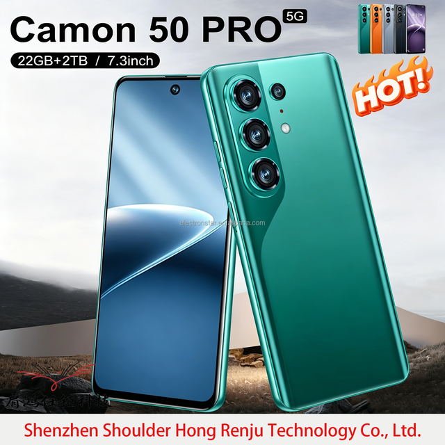 C50 22G+2TB Android 16 2026 NEW 5G Smartphone 7.3 Inch Large Screen Flash Memory Fast Processor Long Battery Life New Arrived