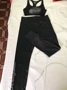 Conjunto de gimnasio con logotipo personalizado para mujer, ropa deportiva de compresión de cintura alta, varios colores, OEM - Product Image 4