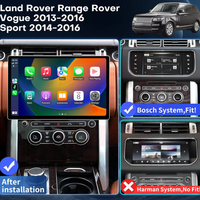 Reproductor Multimedia para Auto con Android Auto de 10.1 Pulgadas, Reproductor de DVD y CD, Radio Estéreo para Land Rover Range Rover Vogue L405 2013-2017