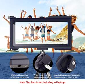 ShellBox 3.ª Generación, Funda para Cámara con Bluetooth para iPhone 14 15 Pro Max <span class=keywords><strong>Galaxy</strong></span> S22, Funda Deportiva Impermeable de 49 pies/15 m, Material TPU+PC - Product Image 5