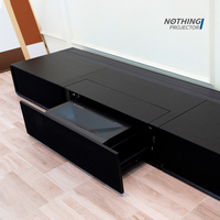 Écran de projection au sol relevable Nothing Projector Smart Hidden UST Laser TV Cabinet Blanc Mat 16:9 100/120 pouces