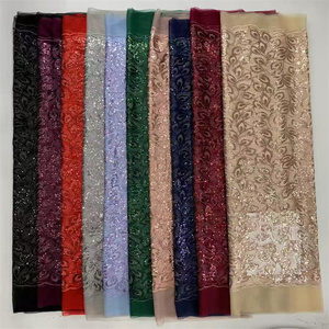 Jakarlı Örme Çizgili PVC Kaplamalı Nefes Alabilen Hafif %100 Polyester Tül Kumaş Kız Çocuk Giysileri Astarı Renkli - Product Image 2