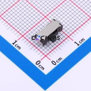K3-1280S-F1 Slide Switch SMD Switch Single Pole Double Throw Rectangle Pin Header Gull Wing Type 9.1mm - Product Image 1