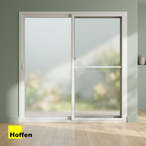 Puerta Corredera Doble Hoffen Pro 200x205, Blanca, de Fibra de Vidrio, Insonorizada, Impermeable, Aislamiento Térmico, Resistente al Viento, para Bodega, Hotel - Product Image 2