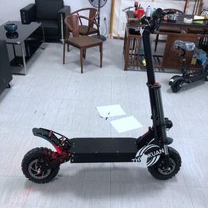 Nouvelle trottinette électrique pliable tout-terrain, batterie au lithium 60V, double moteur 11 pouces, trottinette électrique pour adultes, pour les déplacements en extérieur - Product Image 4