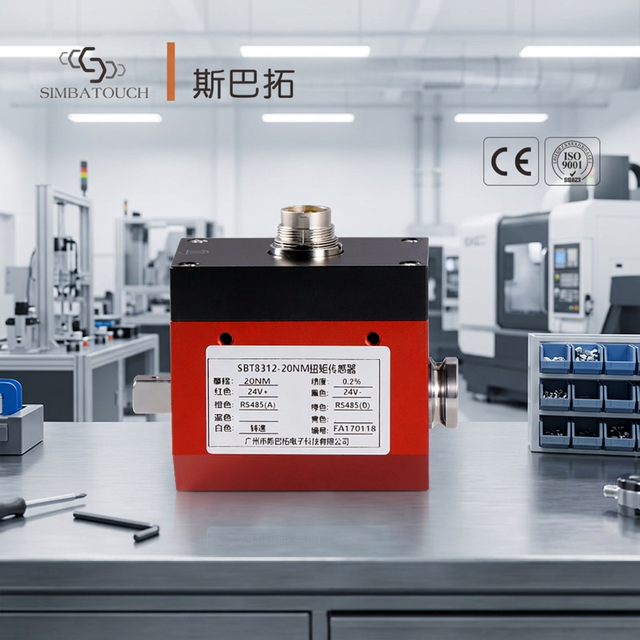 Dynamic Torque Transducer With Built in Amplifier 4 20mA Analog Output Direct Connect PLC Control System Torque Sensor