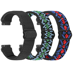 Vente directe d'usine, bracelets de montre en nylon élastique à libération rapide de 16 mm pour hommes et femmes, bracelet de montre de 16 mm - Product Image 1