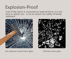 Espejos de baño LED inteligentes rectangulares modernos, Gran piso de longitud completa, Plata personalizada iluminada para uso en salón - Product Image 5