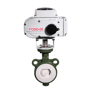 Actuador Motorizado de Hierro Fundido PN16 de 4 Pulgadas con Recubrimiento Completo de PTFE para Control de Agua - Product Image 6
