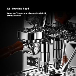 E61 Máquina <span class=keywords><strong>de</strong></span> Espresso Comercial 15 Bar 2L Cohete Profesional <span class=keywords><strong>de</strong></span> Gran Capacidad para Hoteles Hogares RVs Fuente <span class=keywords><strong>de</strong></span> Energía Eléctrica - Product Image 3