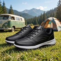 Chaussures décontractées classiques pour hommes de haute qualité, légères, de luxe, à la mode, en PU imperméable, avec semelle extérieure en EVA pour l'été