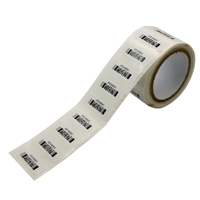 Étiquette adhésive RFID UHF programmable et imprimable sur mesure 13,56 MHz pour la gestion d'entrepôt, réutilisable