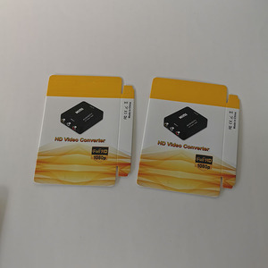 Tùy chỉnh hộp giấy sản phẩm điện tử bao bì hộp USB cáp dữ liệu Sạc cáp các tông màu trắng gói hộp in ấn - Product Image 3