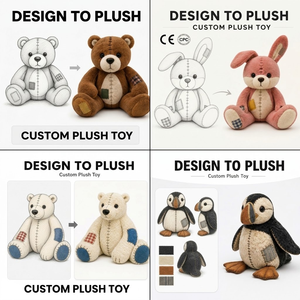 Brauner Patchwork-<span class=keywords><strong>Dackel</strong></span> Plüschtier, Maßgefertigte Weiche Hundepuppe, Design-Geschenke, Geringe Mindestbestellmenge, OEM ODM Service, Direktlieferanten - Product Image 3