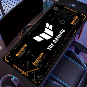 1 Stück TUF Gaming Mauspad Schwarz Großes Computer-Büro-Spiel-Tischpad XXL Gummi Rutschfest PC-Tastatur-Mauspad Langes Schreibtischpad - Product Image 1