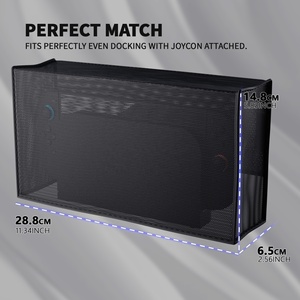 ปลอกกันฝุ่นไนลอนสำหรับ Nintendo Switch 2 - ปลอกป้องกันเครื่องเล่นแบบระบายอากาศได้ - Product Image 3