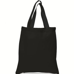 Bolsas de Mano Reutilizables Ecológicas de Lona de Algodón con Logotipo Impreso Personalizado, Bolsa de Mano de Lona 100% Algodón para Mujer - Product Image 6