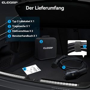 Câble de charge ELEGRP 11KW EV <span class=keywords><strong>Type</strong></span> <span class=keywords><strong>2</strong></span>, 5M 16A triphasé, <span class=keywords><strong>Type</strong></span> <span class=keywords><strong>2</strong></span> à <span class=keywords><strong>Type</strong></span> <span class=keywords><strong>2</strong></span> <span class=keywords><strong>Mode</strong></span> <span class=keywords><strong>3</strong></span> Câble de charge avec sac pour voiture électrique EV/PHEV - Product Image 5